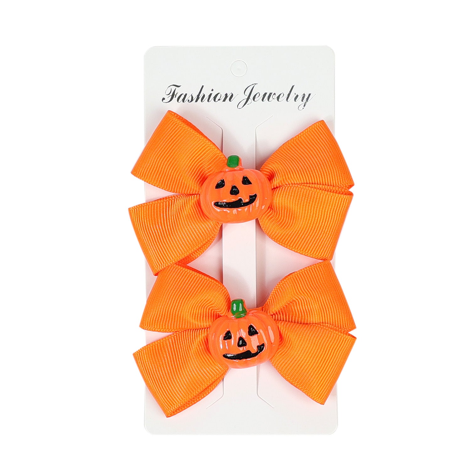 Wholesale Halloween Double Bow Duckbill Children's Hair Clip